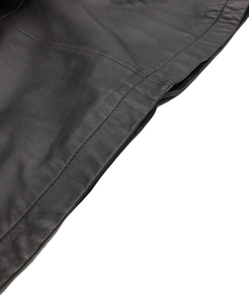 INTERMEZZO（インターメッツォ）INTERMEZZO (インターメッツォ) ラムレザーコート ブラウン サイズ:Mの古着・服飾アイテム