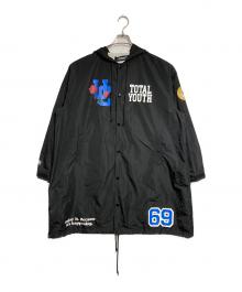 UNDERCOVER（アンダーカバー）の古着「Total Youth Tiger ナイロンコート/トータルユースタイガー」｜ブラック