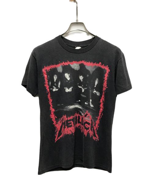 5050（フィフティーフィフティー）5050 (フィフティーフィフティー) METALLICA バンドプリントTシャツ ブラック サイズ:Mの古着・服飾アイテム