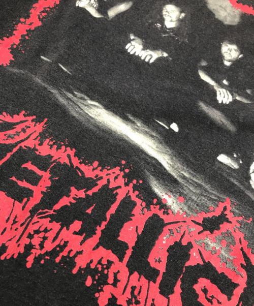 5050（フィフティーフィフティー）5050 (フィフティーフィフティー) METALLICA バンドプリントTシャツ ブラック サイズ:Mの古着・服飾アイテム