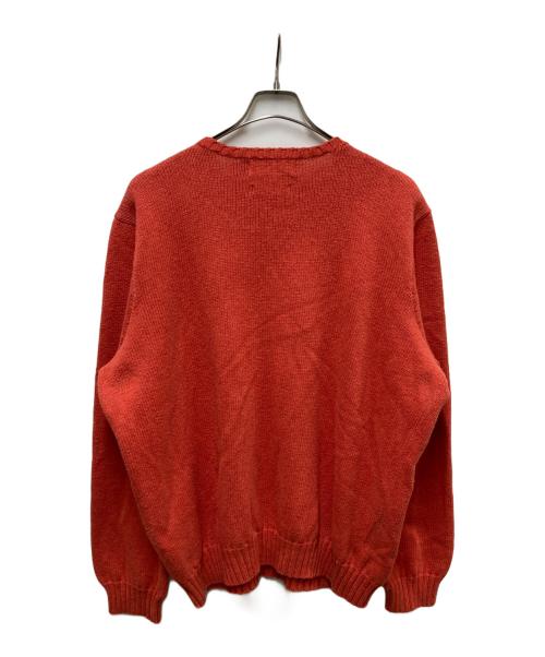POLO RALPH LAUREN（ポロ・ラルフローレン）POLO RALPH LAUREN (ポロ・ラルフローレン) ポニー刺繍コットンニット オレンジ サイズ:SIZE XXLの古着・服飾アイテム