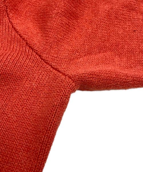 POLO RALPH LAUREN（ポロ・ラルフローレン）POLO RALPH LAUREN (ポロ・ラルフローレン) ポニー刺繍コットンニット オレンジ サイズ:SIZE XXLの古着・服飾アイテム