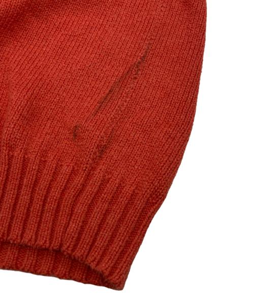 POLO RALPH LAUREN（ポロ・ラルフローレン）POLO RALPH LAUREN (ポロ・ラルフローレン) ポニー刺繍コットンニット オレンジ サイズ:SIZE XXLの古着・服飾アイテム