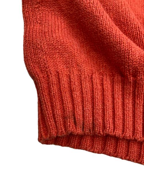 POLO RALPH LAUREN（ポロ・ラルフローレン）POLO RALPH LAUREN (ポロ・ラルフローレン) ポニー刺繍コットンニット オレンジ サイズ:SIZE XXLの古着・服飾アイテム