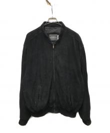 SaksFifthAvenue（サックスフィフスアヴェニュ）の古着「スウェードブルゾン」｜ブラック