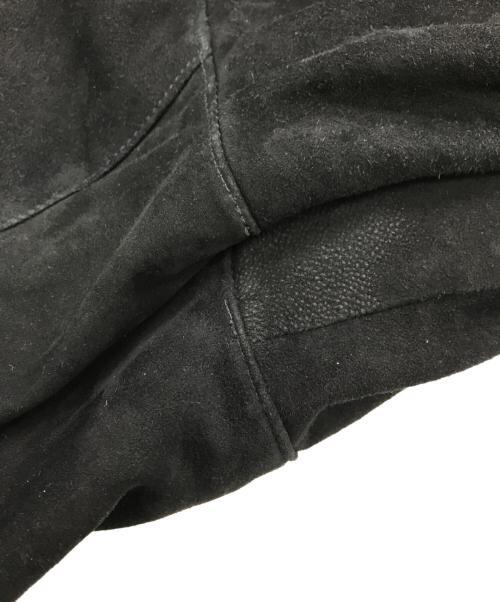 SaksFifthAvenue（サックスフィフスアヴェニュ）SaksFifthAvenue (サックスフィフスアヴェニュ) スウェードブルゾン ブラック サイズ:XLの古着・服飾アイテム