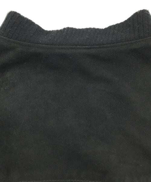 SaksFifthAvenue（サックスフィフスアヴェニュ）SaksFifthAvenue (サックスフィフスアヴェニュ) スウェードブルゾン ブラック サイズ:XLの古着・服飾アイテム