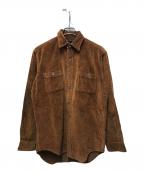 RRLダブルアールエル）の古着「90sコーデュロイモールシャツ」｜ブラウン