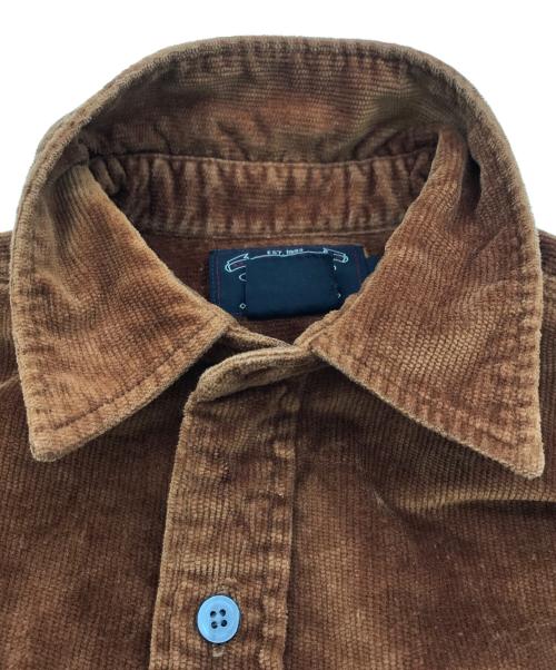 RRL（ダブルアールエル）RRL (ダブルアールエル) 90sコーデュロイモールシャツ ブラウン サイズ:Ｓの古着・服飾アイテム