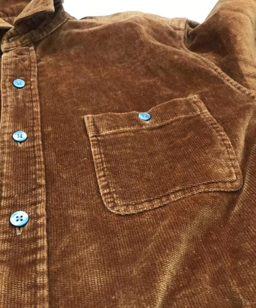 RRL（ダブルアールエル）RRL (ダブルアールエル) 90sコーデュロイモールシャツ ブラウン サイズ:Ｓの古着・服飾アイテム