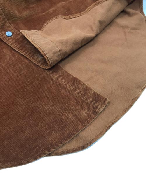 RRL（ダブルアールエル）RRL (ダブルアールエル) 90sコーデュロイモールシャツ ブラウン サイズ:Ｓの古着・服飾アイテム