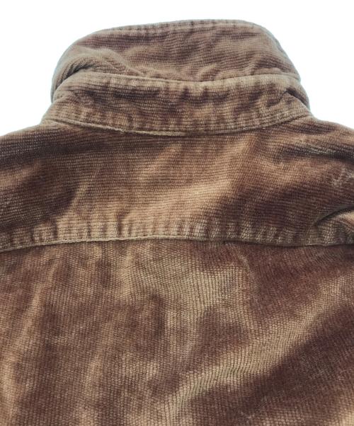 RRL（ダブルアールエル）RRL (ダブルアールエル) 90sコーデュロイモールシャツ ブラウン サイズ:Ｓの古着・服飾アイテム