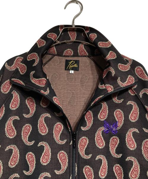 Needles（ニードルズ）Needles (ニードルズ) Track Jacket - Poly Jacquard/トラックジャケットポリジャガード ブラウン サイズ:Lの古着・服飾アイテム