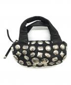 HIROKO KOSHINOヒロコ コシノ）の古着「ビジューハンドバッグ」｜ブラック