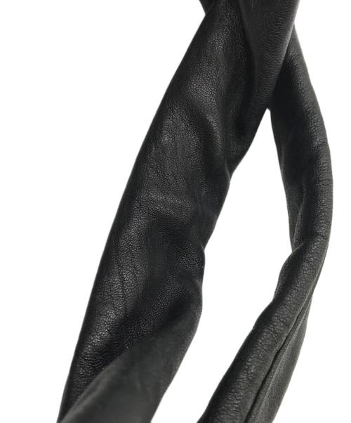 HIROKO KOSHINO（ヒロコ コシノ）HIROKO KOSHINO (ヒロコ コシノ) ビジューハンドバッグ ブラックの古着・服飾アイテム