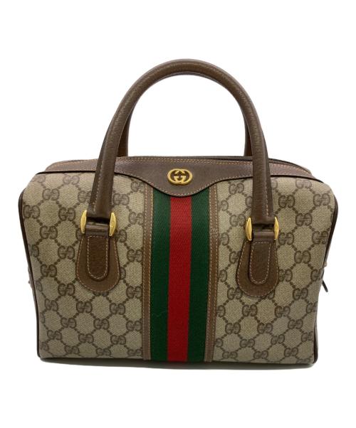 GUCCI（グッチ）GUCCI (グッチ) ミニボストンバッグ ベージュの古着・服飾アイテム