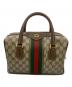 GUCCI（グッチ）の古着「ミニボストンバッグ」｜ベージュ