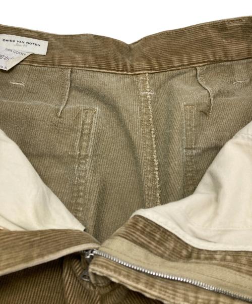 DRIES VAN NOTEN（ドリスヴァンノッテン）DRIES VAN NOTEN (ドリスヴァンノッテン) コーデュロイパンツ/corduroy pants  ベージュ サイズ:44の古着・服飾アイテム