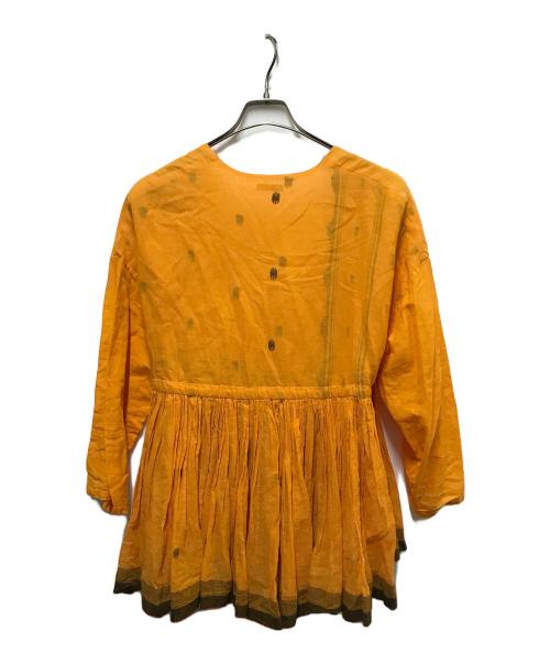 TWO CHAPATI（トゥーチャパティ）two chapati (トゥーチャパティ) ラバリブラウス オレンジ サイズ:FREEの古着・服飾アイテム