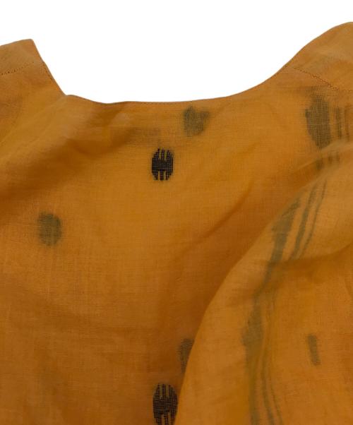TWO CHAPATI（トゥーチャパティ）two chapati (トゥーチャパティ) ラバリブラウス オレンジ サイズ:FREEの古着・服飾アイテム