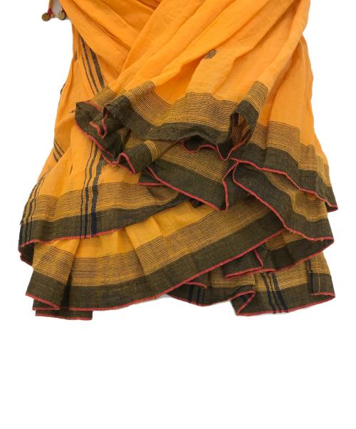 TWO CHAPATI（トゥーチャパティ）two chapati (トゥーチャパティ) ラバリブラウス オレンジ サイズ:FREEの古着・服飾アイテム