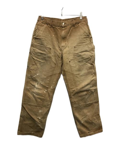 CarHartt（カーハート）CarHartt (カーハート) ダブルニーダックパンツ ブラウン サイズ:33の古着・服飾アイテム