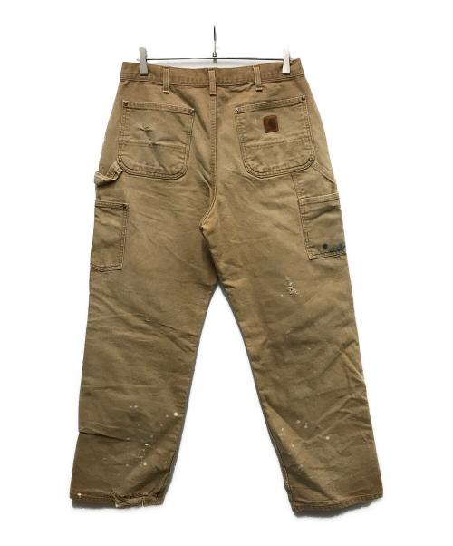 CarHartt（カーハート）CarHartt (カーハート) ダブルニーダックパンツ ブラウン サイズ:33の古着・服飾アイテム