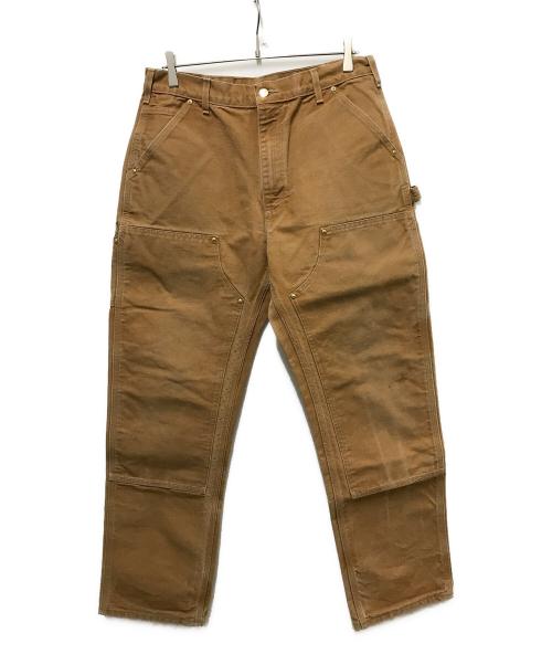 CarHartt（カーハート）CarHartt (カーハート) ダブルニーダックパンツ ブラウン サイズ:34の古着・服飾アイテム