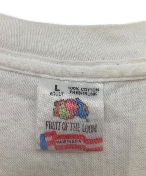 FRUIT OF THE LOOM（フルーツオブザルーム）FRUIT OF THE LOOM (フルーツオブザルーム) シェイクスピアアートプリントTシャツ ホワイト サイズ:Lの古着・服飾アイテム