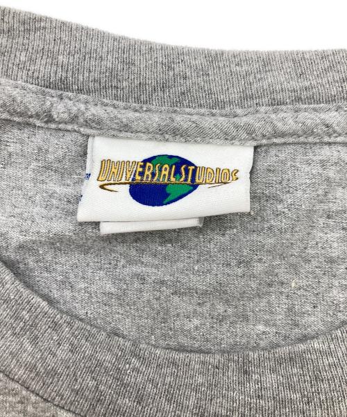 UNIVERSALSTUDIO（ユニバーサル・スタジオ）UNIVERSALSTUDIO (ユニバーサル・スタジオ) WHAT? フランク・ザ・パグ ムービーTシャツ グレー サイズ: XLの古着・服飾アイテム