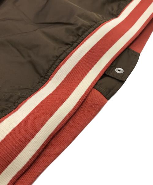 stussy（ステューシー）stussy (ステューシー) Nylon Versity Jacket ブラウン サイズ:Ｌの古着・服飾アイテム