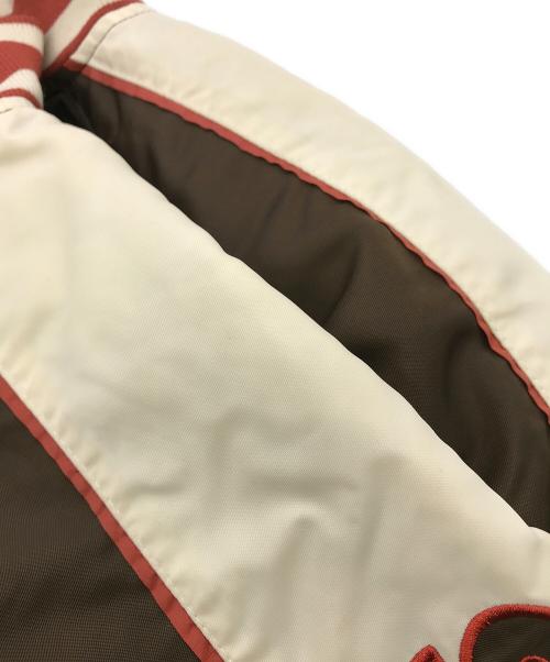 stussy（ステューシー）stussy (ステューシー) Nylon Versity Jacket ブラウン サイズ:Ｌの古着・服飾アイテム