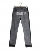 LEVI'S×UNDERCOVERリーバイス×アンダーカバー）の古着「Hybrid Denim Sweat Pant/ハイブリッドデニムスウェットパンツ」｜ブラック