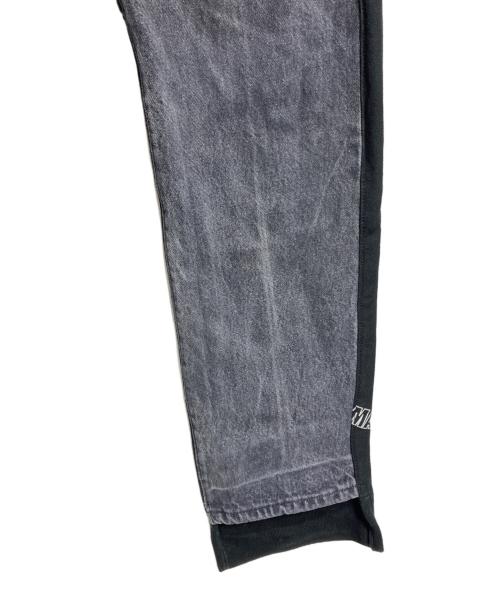 LEVI'S（リーバイス）LEVI'S (リーバイス) UNDERCOVER (アンダーカバー) Hybrid Denim Sweat Pant/ハイブリッドデニムスウェットパンツ ブラック サイズ:W30の古着・服飾アイテム