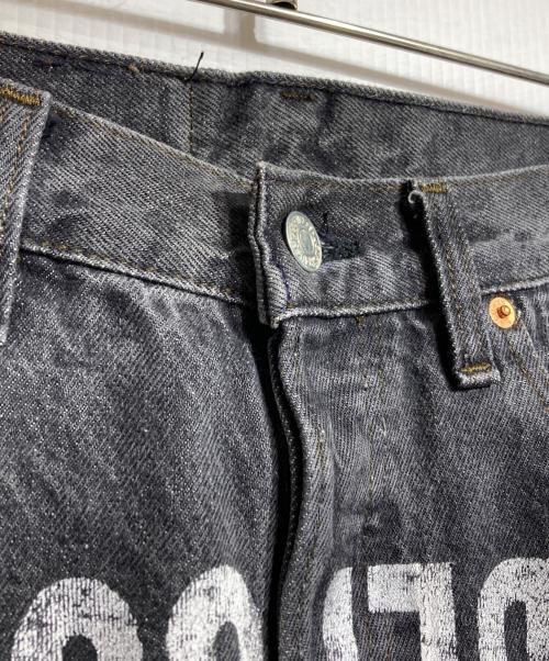 LEVI'S（リーバイス）LEVI'S (リーバイス) UNDERCOVER (アンダーカバー) Hybrid Denim Sweat Pant/ハイブリッドデニムスウェットパンツ ブラック サイズ:W30の古着・服飾アイテム