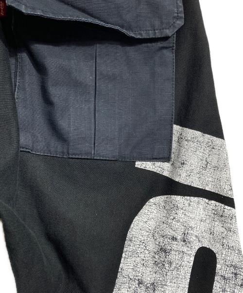 LEVI'S（リーバイス）LEVI'S (リーバイス) UNDERCOVER (アンダーカバー) Hybrid Denim Sweat Pant/ハイブリッドデニムスウェットパンツ ブラック サイズ:W30の古着・服飾アイテム