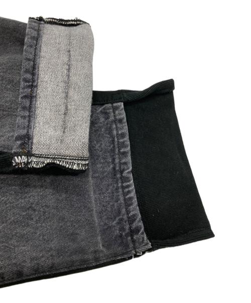 LEVI'S（リーバイス）LEVI'S (リーバイス) UNDERCOVER (アンダーカバー) Hybrid Denim Sweat Pant/ハイブリッドデニムスウェットパンツ ブラック サイズ:W30の古着・服飾アイテム