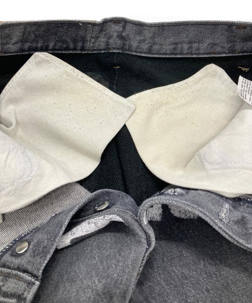 LEVI'S（リーバイス）LEVI'S (リーバイス) UNDERCOVER (アンダーカバー) Hybrid Denim Sweat Pant/ハイブリッドデニムスウェットパンツ ブラック サイズ:W30の古着・服飾アイテム