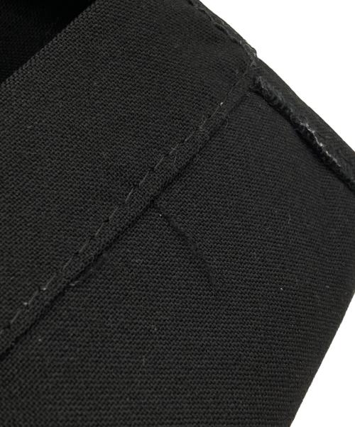 COMME des GARCONS（コムデギャルソン）COMME des GARCONS (コムデギャルソン) ステッチワーク2タックスラックス/Two-tuck slacks with stitching detail ブラック サイズ:Sの古着・服飾アイテム