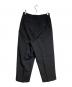 COMME des GARCONS (コムデギャルソン) ステッチワーク2タックスラックス/Two-tuck slacks with stitching detail ブラック サイズ:S：20000円