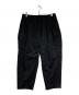 COMME des GARCONS HOMME PLUS（コムデギャルソンオムプリュス）の古着「ウールギャバワイドテーパードパンツ/Wool Gabardine Wide Tapered Pants」｜ブラック