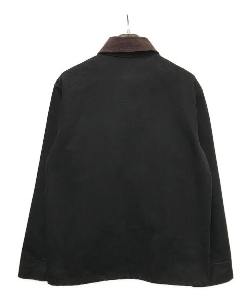 Pointer（ポインター）POINTER (ポインター) コーデュロイカラーカバーオール ブラック サイズ:Sの古着・服飾アイテム