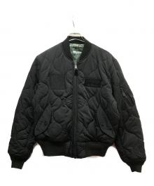 AVIREX×Final Fantasy（アヴィレックス×ファイナルファンタジー）の古着「QUILT MA-1 ”MIDGAR”」｜ブラック