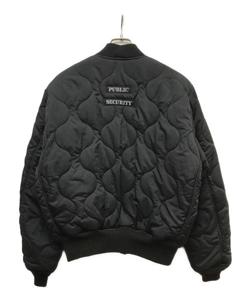 AVIREX（アヴィレックス）AVIREX (アヴィレックス) Final Fantasy (ファイナルファンタジー) QUILT MA-1 ”MIDGAR” ブラック サイズ:Lの古着・服飾アイテム