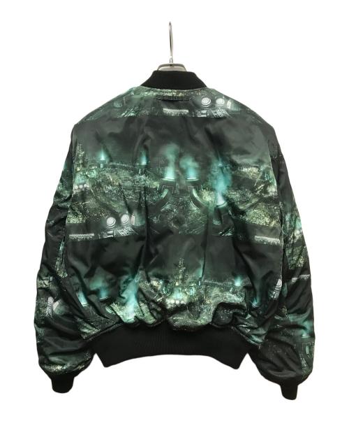 AVIREX（アヴィレックス）AVIREX (アヴィレックス) Final Fantasy (ファイナルファンタジー) QUILT MA-1 ”MIDGAR” ブラック サイズ:Lの古着・服飾アイテム