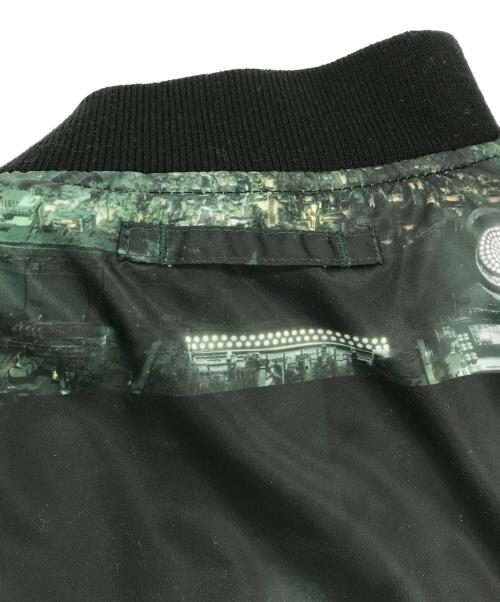 AVIREX（アヴィレックス）AVIREX (アヴィレックス) Final Fantasy (ファイナルファンタジー) QUILT MA-1 ”MIDGAR” ブラック サイズ:Lの古着・服飾アイテム