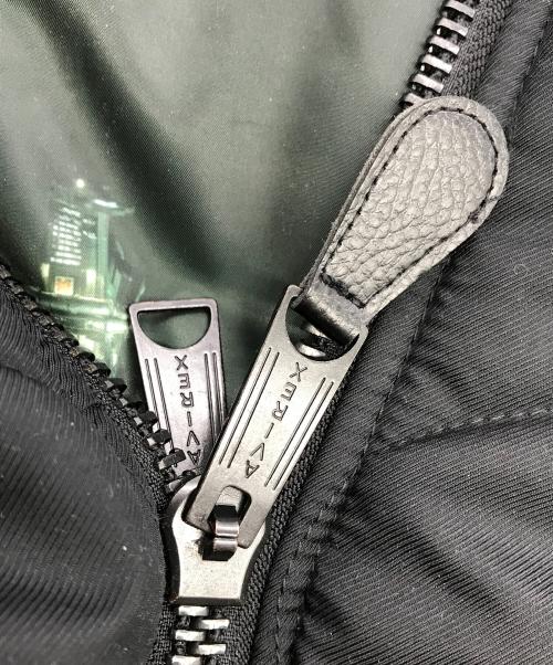 AVIREX（アヴィレックス）AVIREX (アヴィレックス) Final Fantasy (ファイナルファンタジー) QUILT MA-1 ”MIDGAR” ブラック サイズ:Lの古着・服飾アイテム