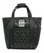 Langlitz Leathersラングリッツレザー）の古着「Small Tote Bag Padded Pocket W/Lining」｜ブラック