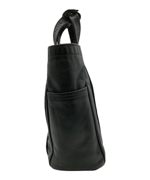 Langlitz Leathers（ラングリッツレザー）Langlitz Leathers (ラングリッツレザー) Small Tote Bag Padded Pocket W/Lining ブラックの古着・服飾アイテム