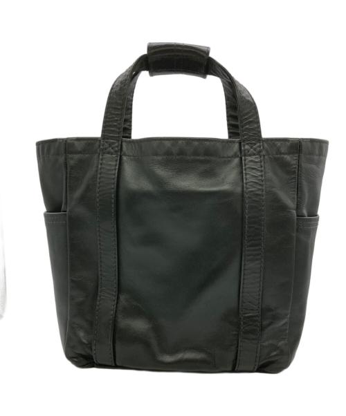 Langlitz Leathers（ラングリッツレザー）Langlitz Leathers (ラングリッツレザー) Small Tote Bag Padded Pocket W/Lining ブラックの古着・服飾アイテム